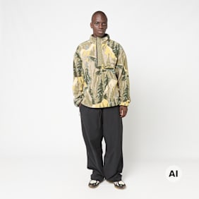 Columbia Helvetia™ II Printed Half Snap Fleece green