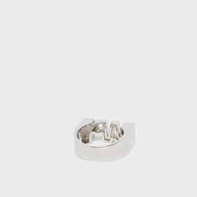 A Bathing Ape Bape Logo Ring Multi Color Rhinestone multicolor