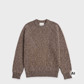 Wood Wood Sylvester Crew Neck brown