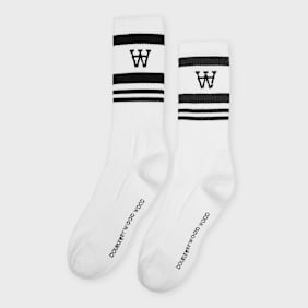 Wood Wood Ryder 2 Pack Socks white