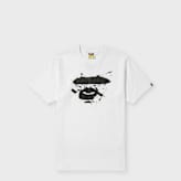 Buy A Bathing Ape Graffiti Ape Face Tee in white