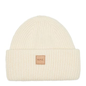 Buy A.P.C. Bonnet Michelle Ecru Bonnet Michelle in beige | | solebox
