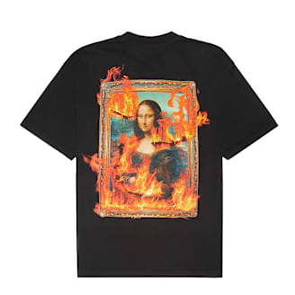 Buy Pleasures Burn Again T-Shirt in black | P25SP056-BLACK | solebox