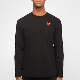 Comme des Garcons Play Longsleeve zwart