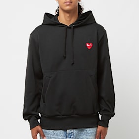 Comme des Garcons Play Hooded Sweatshirt black
