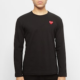 Comme des Garcons Play Play Sweatshirt schwarz