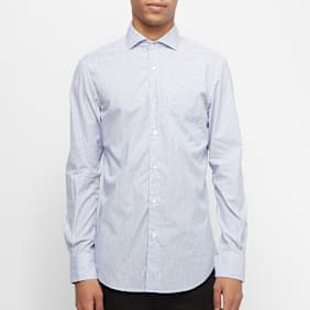Aspesi Sem II Shirt Microstripe bleu