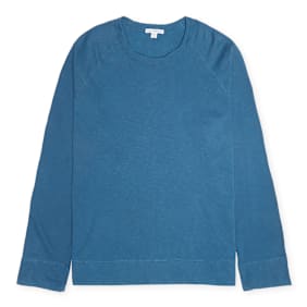 James Perse Vintage Pullover Sterling blau
