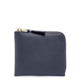 Comme des Garcons Wallet Classic Leather Line bleu