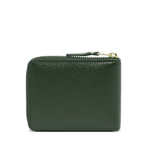 Comme des Garcons Wallet Classic Leather Line groen