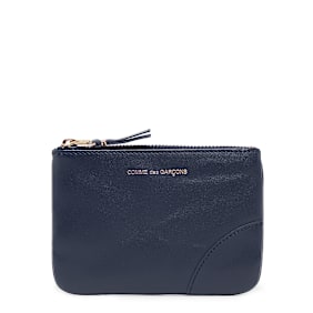 Comme des Garcons Wallet Classic Leather Line bleu