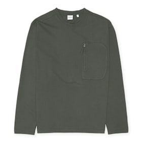 Aspesi Mod. AY41 Longsleeve Pocket Tee gris