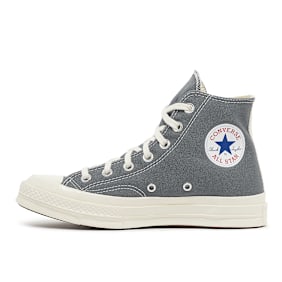 Comme des Garcons Play Black Heart Chuck Taylor All Star '70 High gris
