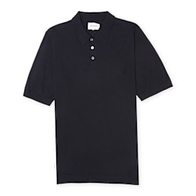 Norse Projects Johan Merino S/S Polo blau