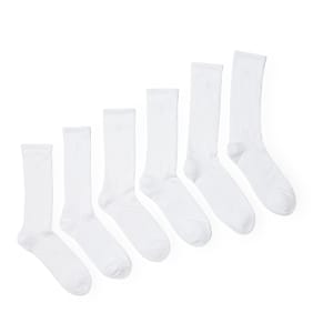 Polo Ralph Lauren Crew Socks 6-Pack white wit