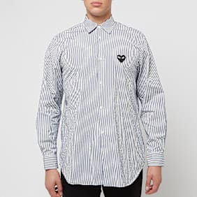 Comme des Garcons Play Shirt Woven bleu