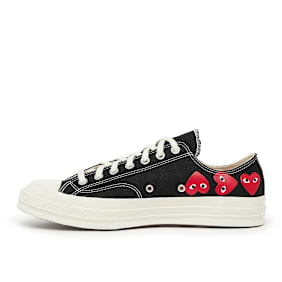 Comme des Garcons Play Multi Heart Chuck Taylor All Star '70 Low black