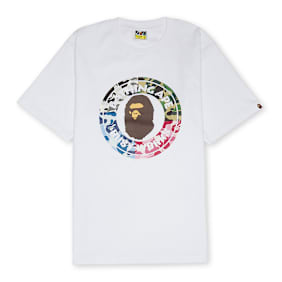 A Bathing Ape Abc Camo Crazy Busy Works Tee blanc