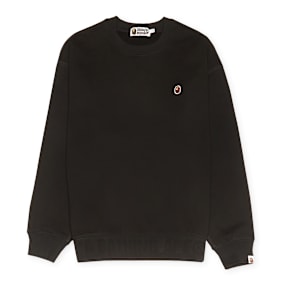 A Bathing Ape Head One Point Crewneck noir