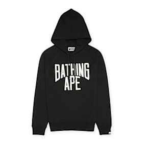 A Bathing Ape NYC Logo Pullover Hoodie noir