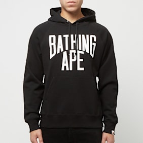 A Bathing Ape NYC Logo Pullover Hoodie black