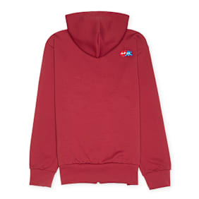 Comme des Garcons Play&nbsp; x The Artist Invader Hooded Zip Sweatshirt rouge