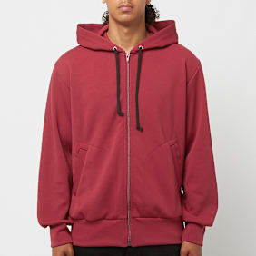 Comme des Garcons Play x The Artist Invader Hooded Zip Sweatshirt rouge