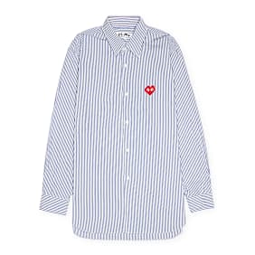 Comme des Garcons Play Men's Shirt Woven blau