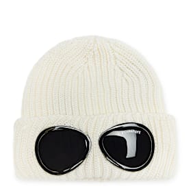 C. P. Company Extra Fine Merino Wool Goggle Beanie beige