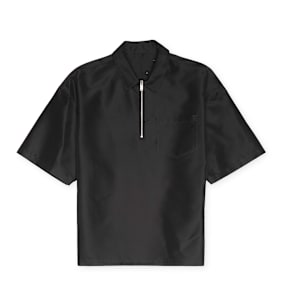 Heron Preston Ex-Ray Nylon Zip Shortsleeve Shirt schwarz