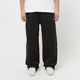 Nike Solo Swoosh Open Hem Fleece Pant black