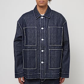 Sunnei Raw Denim Reversible 4 Pockets Jacket blue