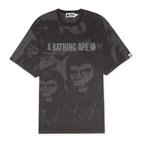 A Bathing Ape Overall Garment Dyed T-Shirt grey