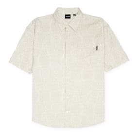Daily Paper Zuri Macrame Jacquard Shortsleeve Shirt beige