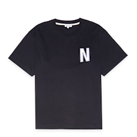 Norse Projects Simon Loose Organic Heavy Jersey Large N T-Shirt blau