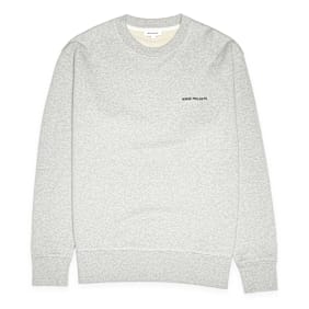 Norse Projects Arne Relaxed Organic Logo Sweatshirt grau