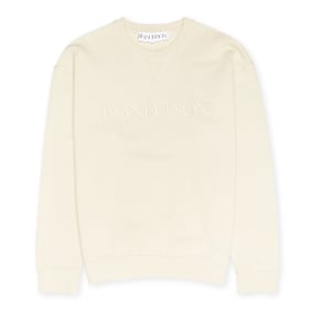 J. W. Anderson Logo Embroidery Sweatshirt beige