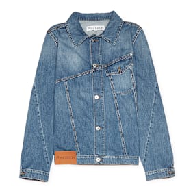 J. W. Anderson&nbsp; Twisted Denim Jacket bleu
