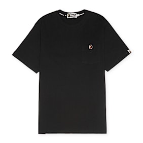 A Bathing Ape One Point Garment Dyed Pocket T-Shirt black