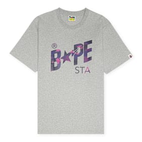 A Bathing Ape Color Camo Bape Sta Logo Tee M grey
