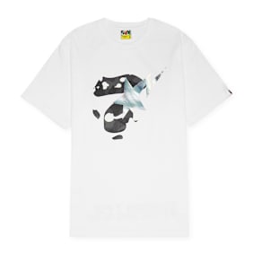 A Bathing Ape City Camo Ape Face Sta T-Shirt weiß