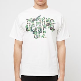 A Bathing Ape ABC Camo Rebuild NYC Logo Tee white