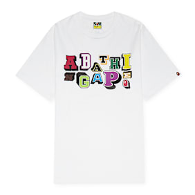 A Bathing Ape Varsity Font T-Shirt white