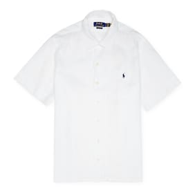 Polo Ralph Lauren Short Sleeve Sport Shirt (Linen) wit