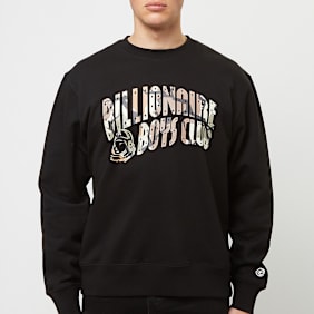 Billionaire Boys Club Camo Arch Logo Crewneck zwart