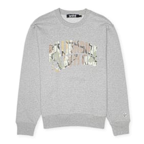 Billionaire Boys Club Camo Arch Logo Crewneck gris