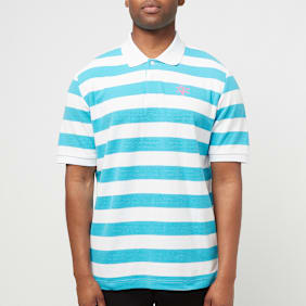ICECREAM Striped Polo bleu