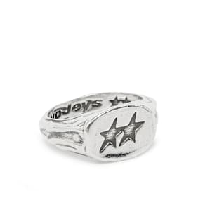 TwoJeys Superstar Signed Ring argent