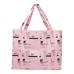 Sky High Farm Insulation Print Tote Bag Woven light pink