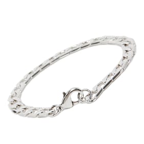 TwoJeys&nbsp; Cuban Bracelet argent